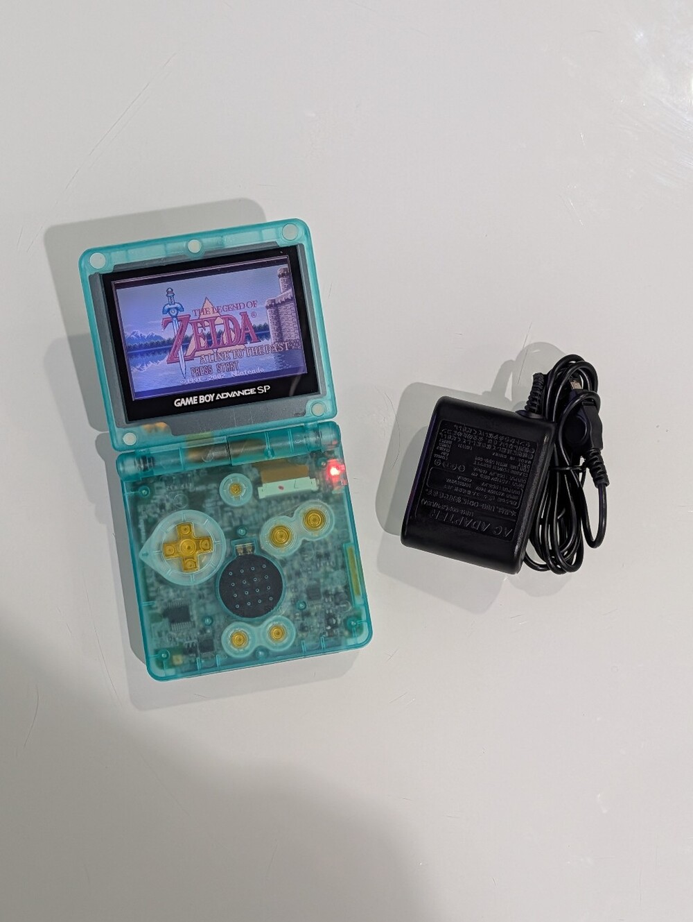 Transparent Clear Green Nintendo Game Boy Advance SP AGS-001 GBA SP